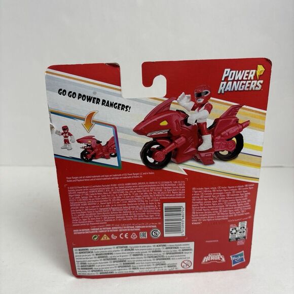 Power Rangers Red Ranger Motorcycle Playskool Heroes Hasbro New 2020 - Picture 2 of 4